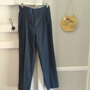 Levi's Travellers Navy Blue Pants Men's Size W32 L32 Pleated Front